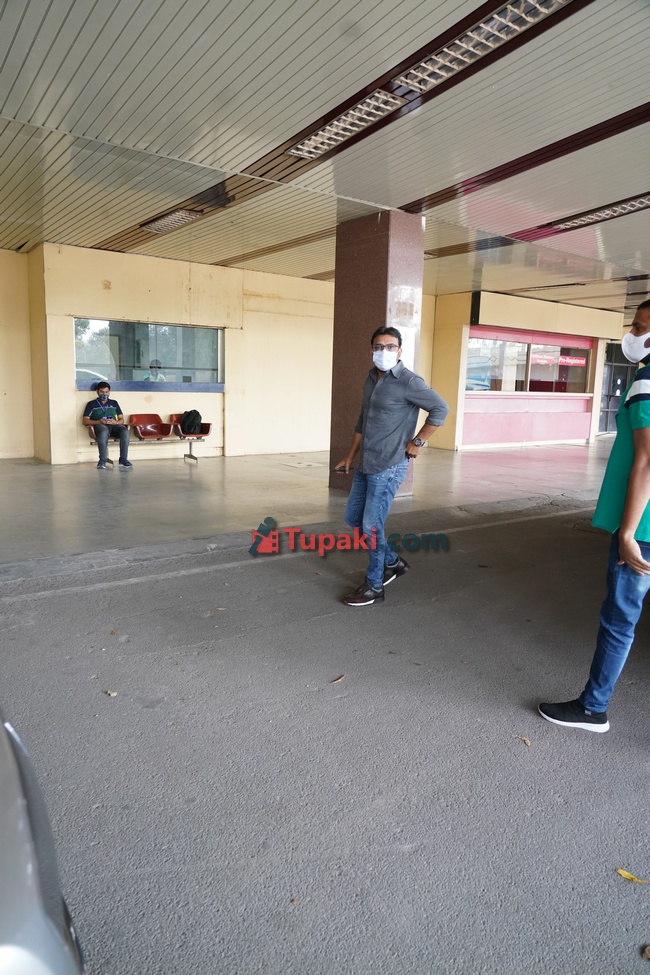 Tollywood Actors at Begumpet Airport